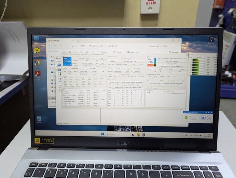 Купити Acer 15/core i5-1235u ddr5/16gb ddr4/hdd *відсутній/ssd 512 gb/*інтегрована Б/У