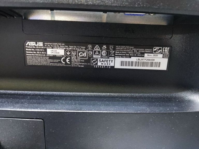 ASUS VP228T Код:01-200815877. Зображення 7