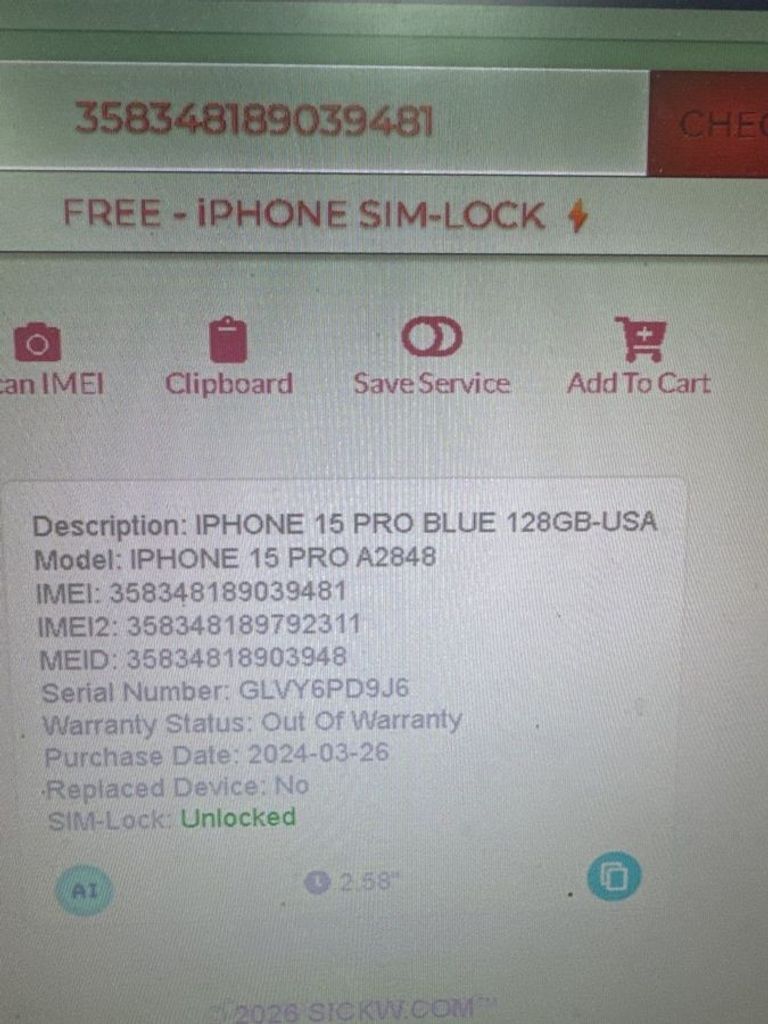 Дешиво Apple iphone 15 pro 128gb esim с ломбарда