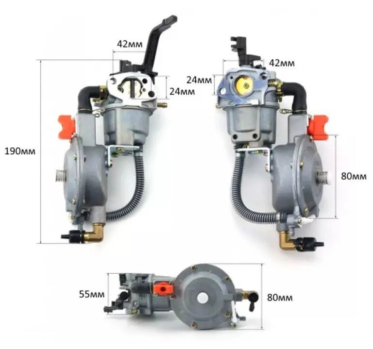 Carburettor 168F/170F Код:null. Зображення 4