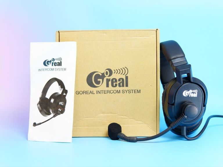 Це професійні двосторонні інтерком-навушники, Kupo (Goreal) GR-802 DOUBLE MUFF HEADSET. Для студії, геймерів, стримерів. Нові. Код:null. Зображення 10