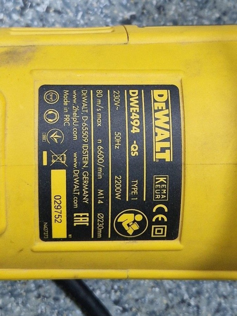 Dewalt DWE494 Код:01-200976615. Зображення 6