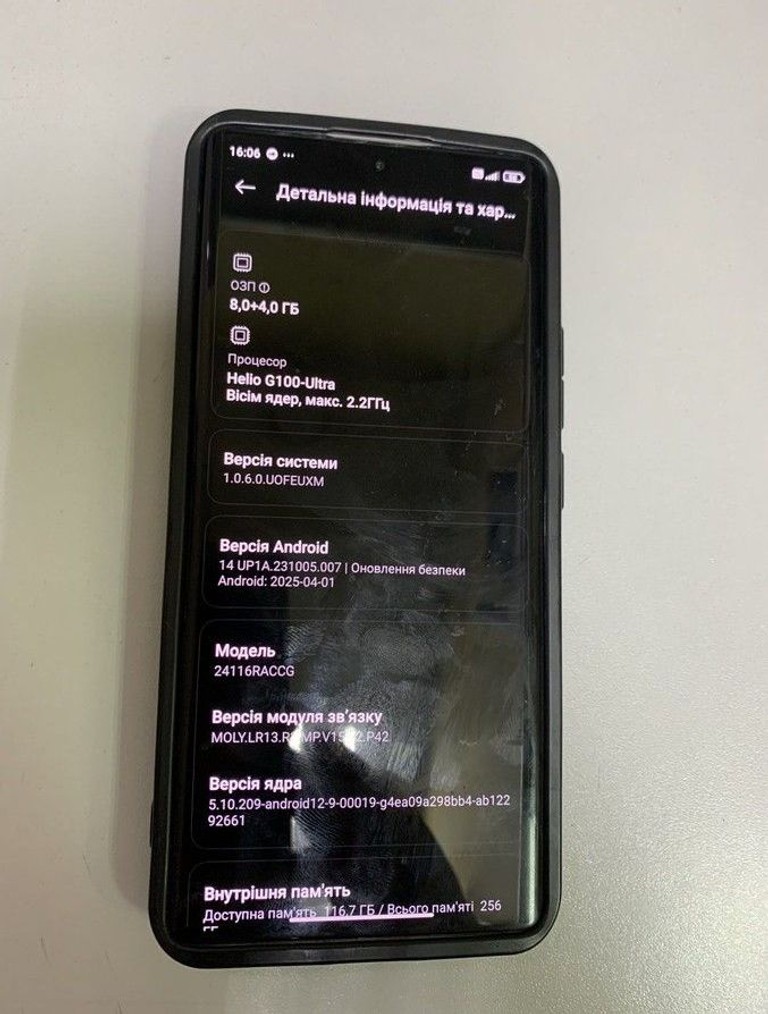 Оголошення Xiaomi redmi note 14 pro 8/256gb Б/У