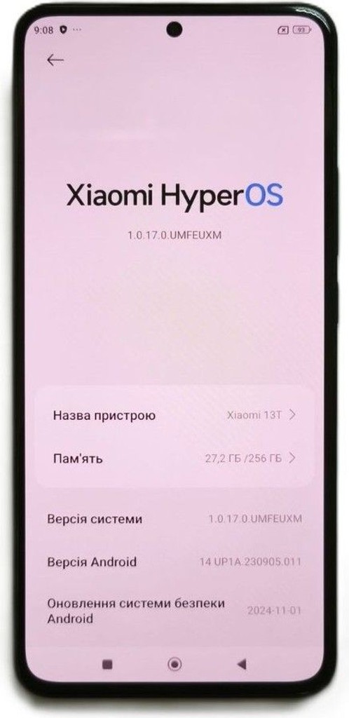 Объявление Xiaomi 13T 8/256GB Black Б/У