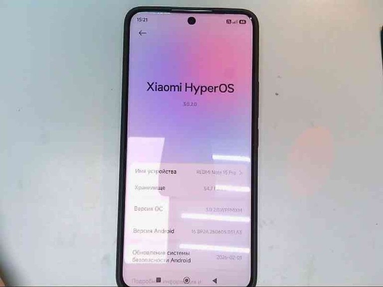 Купить Xiaomi Redmi Note 15 Pro 4G 8/256GB Glacier Blue Б/У