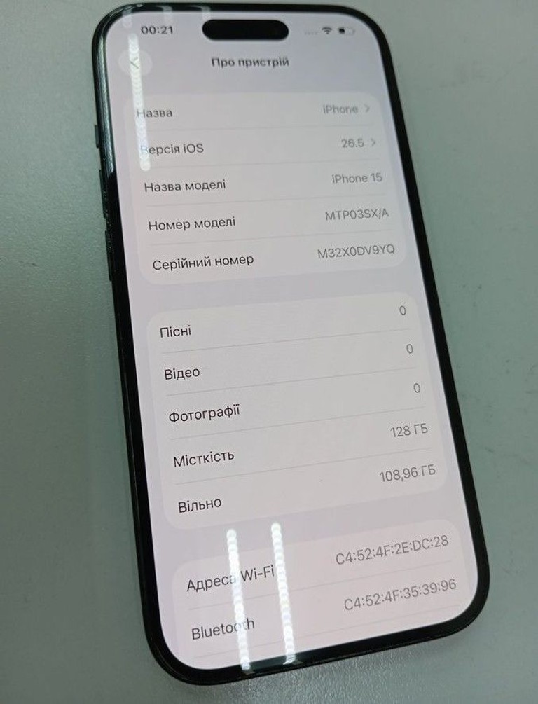 Дешево Apple iPhone 15 128GB Green з ломбарду