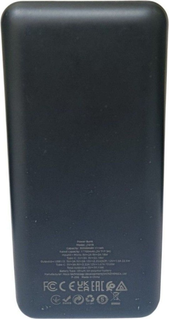 Оголошення Hoco J101B Astute 30000mAh 22.5W White Б/У