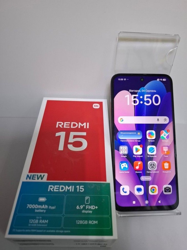 Купити Xiaomi redmi 15 4g 6/128gb Б/У