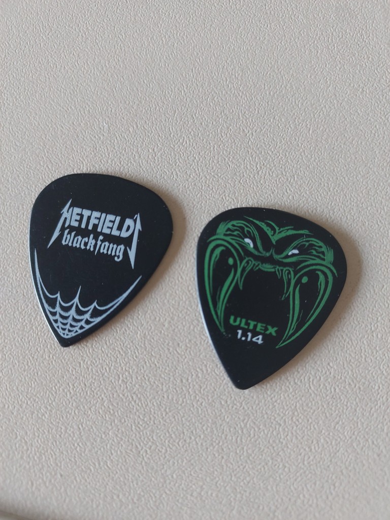 Купить Медіатори Dunlop Hetfield signature (3шт) Б/У
