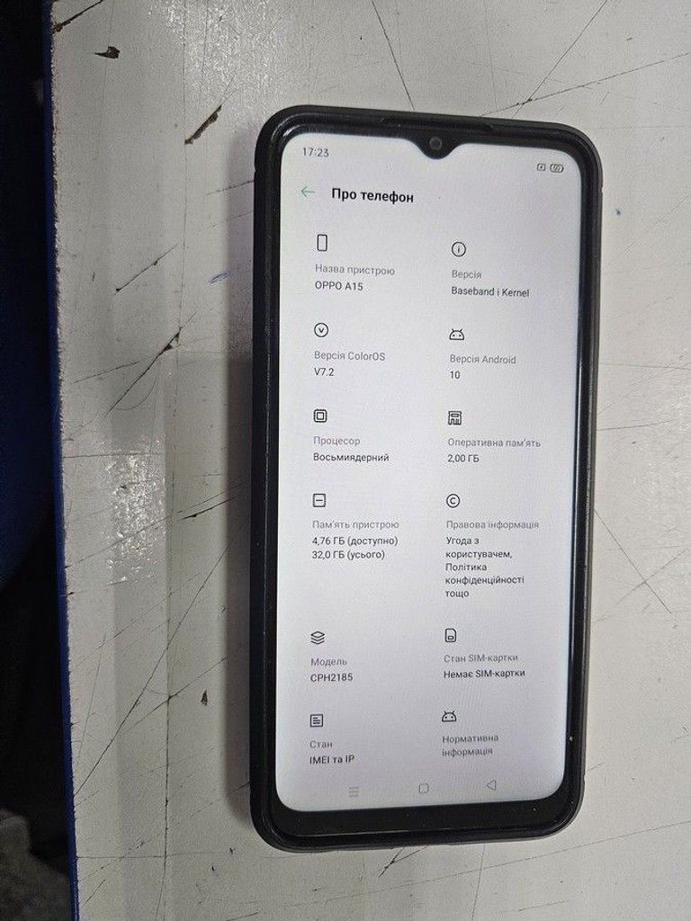 Оголошення Oppo a15 2/32gb Б/У