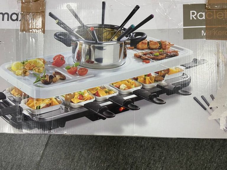 Gourmetmaxx raclette and fondue set