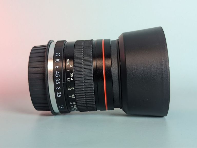 Дешиво Акція! Портретний об'єктив Lightdow E 85mm F1.8 - середній телеоб'єктив з ручним фокусуванням для бездзеркальних камер Canon. Ni с ломбарда