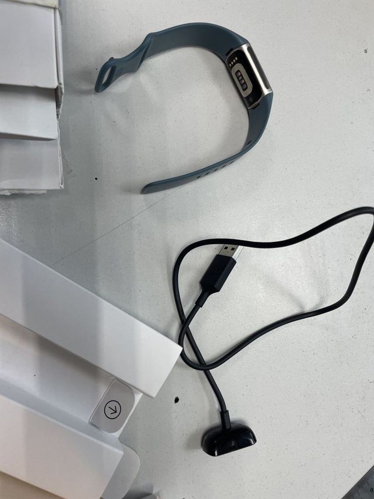 Розпродаж Fitbit Charge 5 Steel Blue/Platinum Stainless Steel (FB421SRBU), продавець Техноскарб