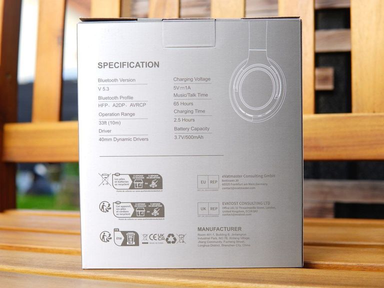 Бездротові стерео навушники KVIDIO WH201A (R-3060) Нові.  Код:null. Изображение 8