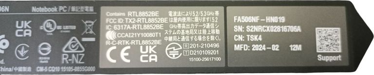 Asus 15/ryzen 5 7535hs ddr5/16gb ddr5/hdd *відсутній/ssd 1000 gb/geforce rtx2050 4gb Код:01-200768705. Изображение 8