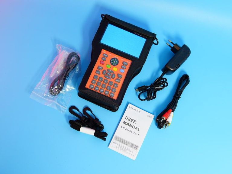 Купить Прилад для налаштування антен DVB-S2/S/T2/T/C GTmedia V8 Finder PRO 2 (satfinder) та відеокамер. Новий. Б/У