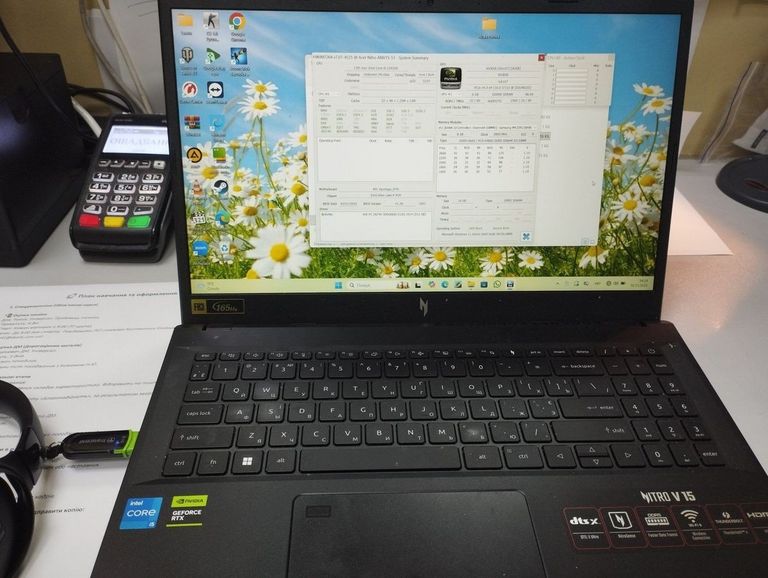 Дешиво Acer 15/core i5-13420h ddr5/16gb ddr5/hdd *відсутній/ssd 512 gb/geforce rtx3050 6gb с ломбарда