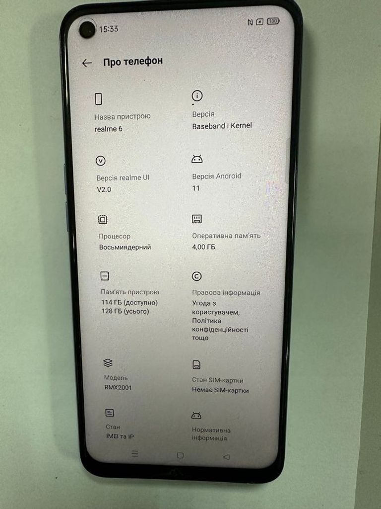 Дешево Realme 6 rmx2001 4/64gb з ломбарду