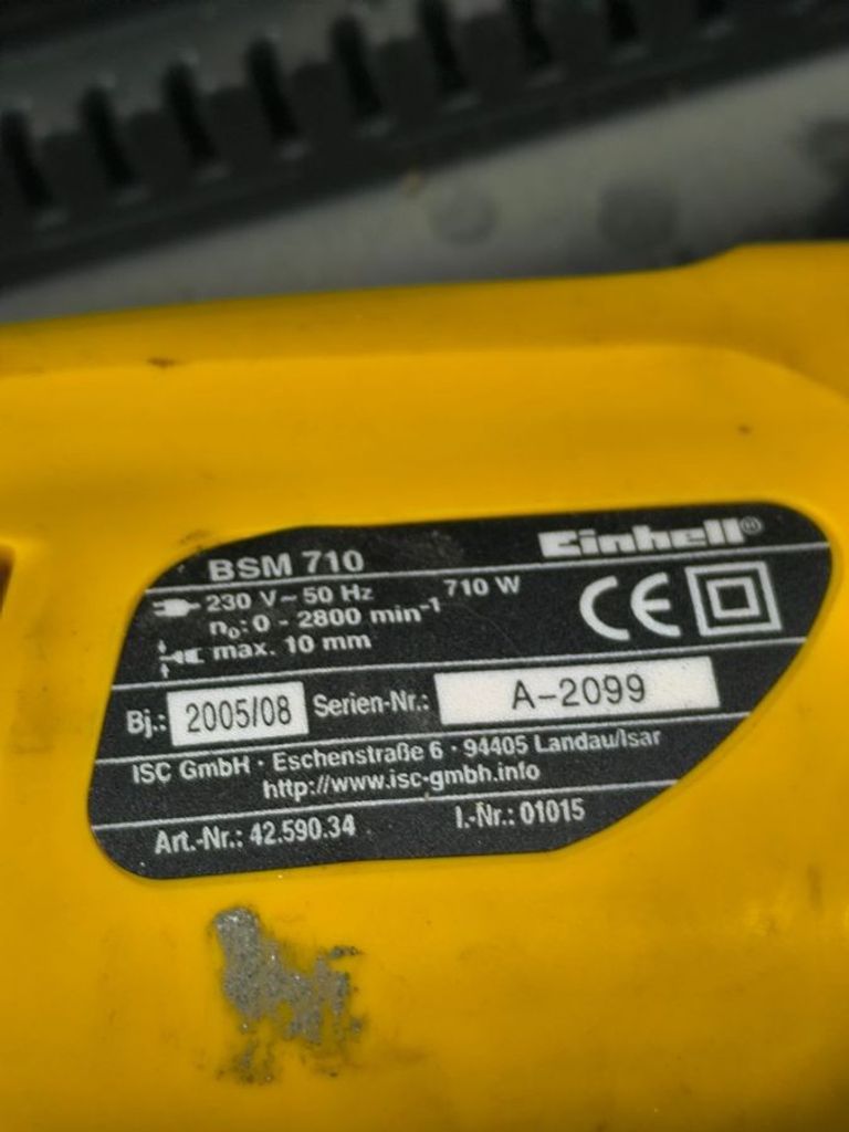 Einhell bsm 710 e Код:01-200811683. Зображення 5