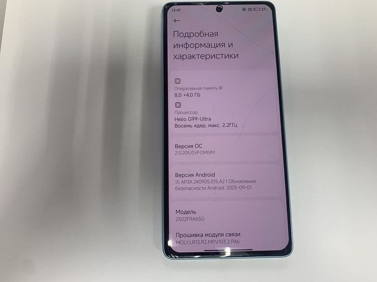 Оголошення Xiaomi redmi note 14s 8/256gb Б/У