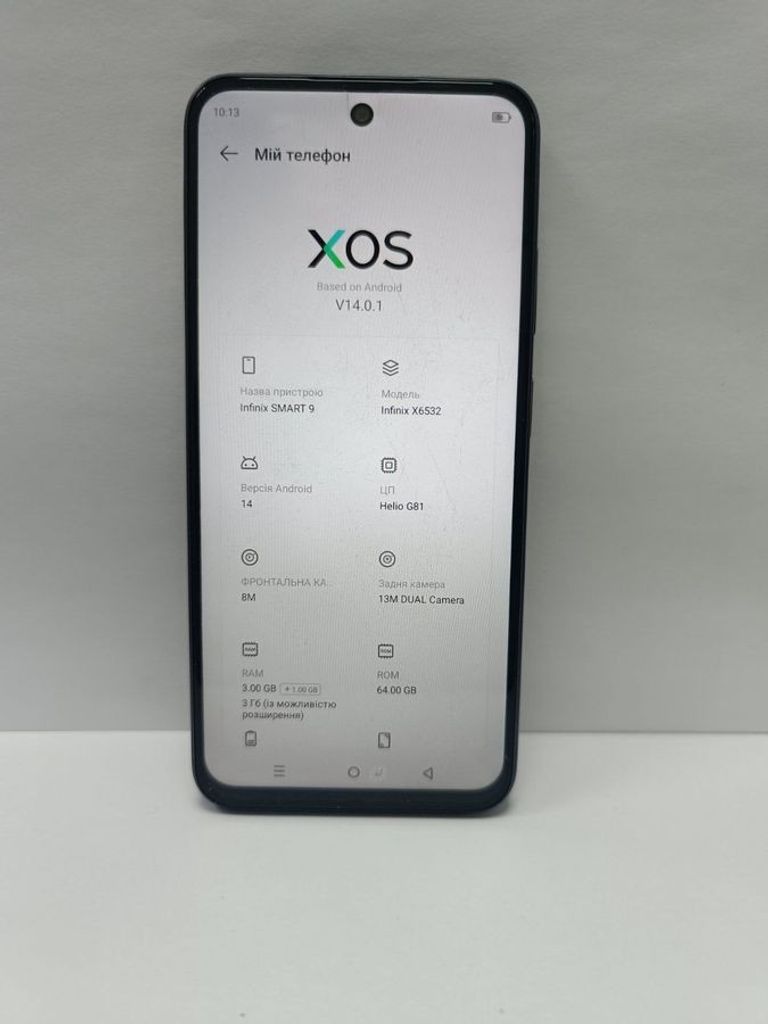 Объявление Infinix smart 9 3/64gb Б/У