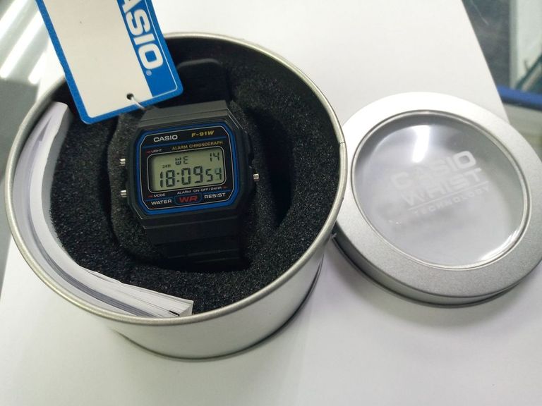 Купить Casio f-91w Б/У