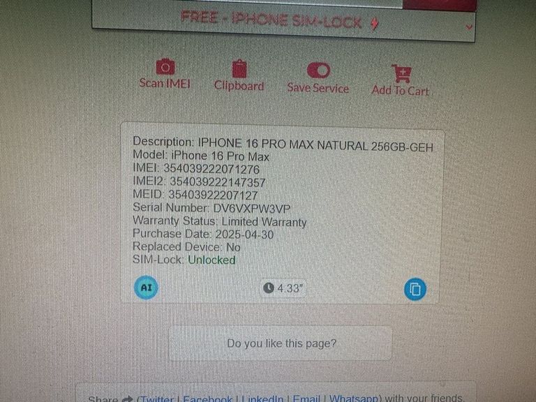 Apple iphone 16 pro max 256gb Код:01-200865220. Зображення 12