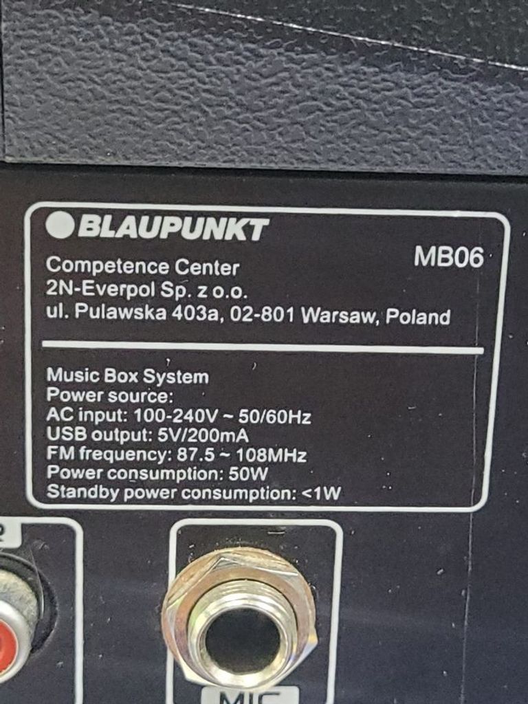 Blaupunkt MB06 Код:01-200890562. Изображение 5