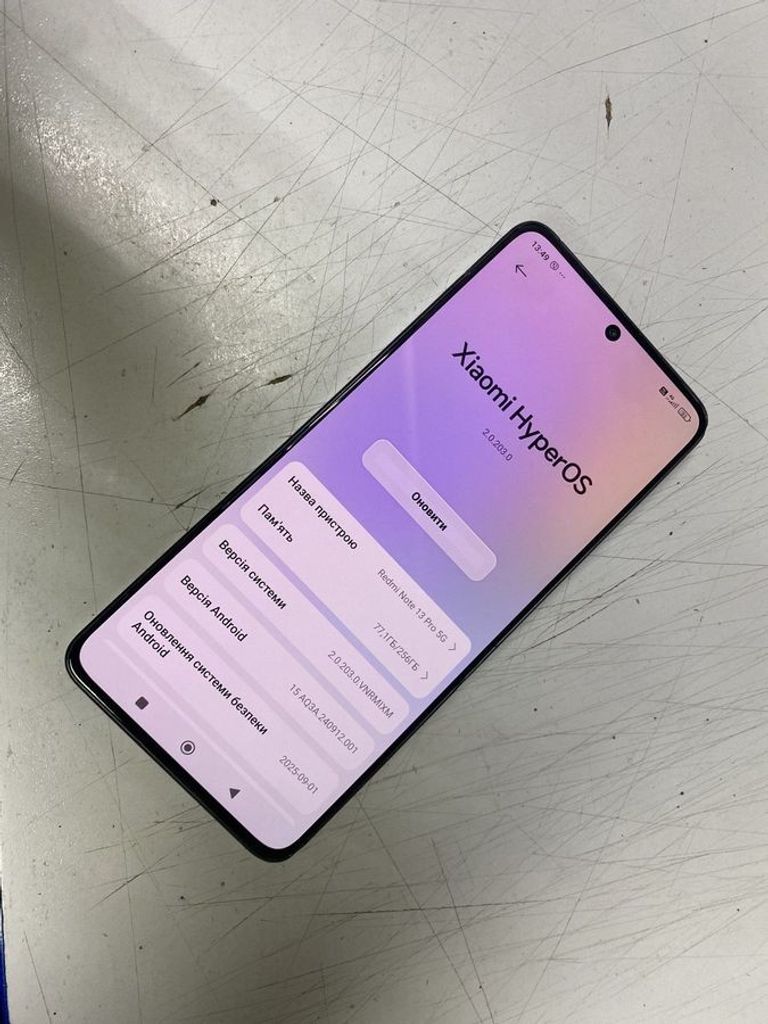 Купити Xiaomi redmi note 13 pro 5g 8/256gb Б/У