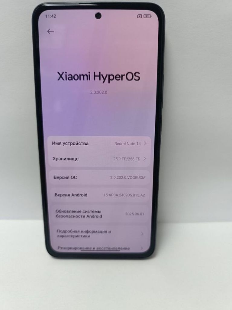 Оголошення Xiaomi redmi note 14 8/256gb Б/У