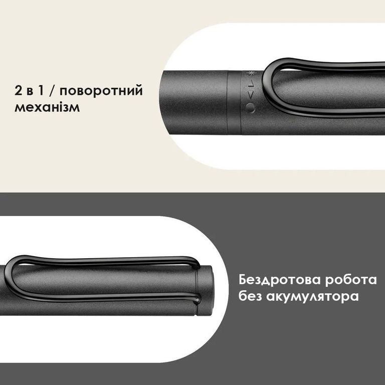 Цифрова ручка-стилус LAMY Safari Twin Pen EMR 2-в-1 поєднує переваги письма на папері та цифрових пристроях у одному стильному і Код:null. Зображення 11