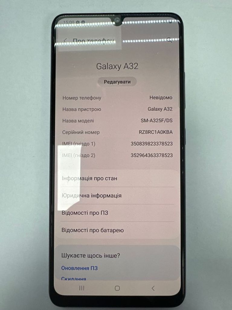 Оголошення Samsung a325f galaxy a32 4/128gb Б/У