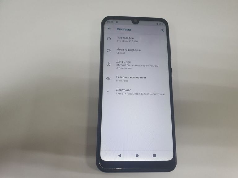 Оголошення Zte Blade A5 2020 2/32GB Blue Б/У