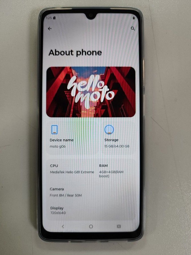 Дешево Motorola moto g06 4g 4/64gb tendril з ломбарду
