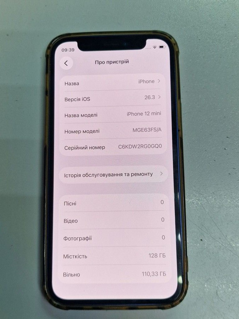 Оголошення Apple iPhone 12 mini 128GB (PRODUCT)RED Б/У