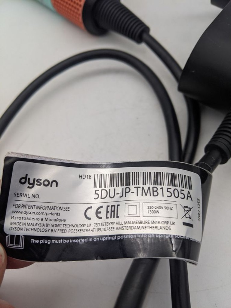 Dyson hd18 supersonic r pro ceramic patina/topaz Код:01-200846575. Зображення 8