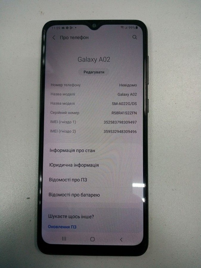 Samsung galaxy a02 2/32gb Код:01-201002763. Зображення 5
