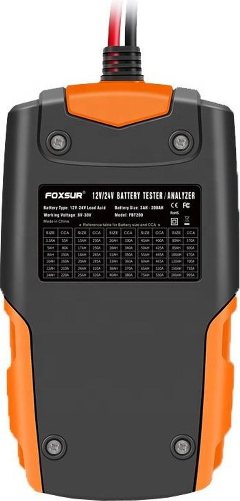 Tester для перевірки свинцево-кислотних акумуляторів 12V/24V Код:null. Зображення 7
