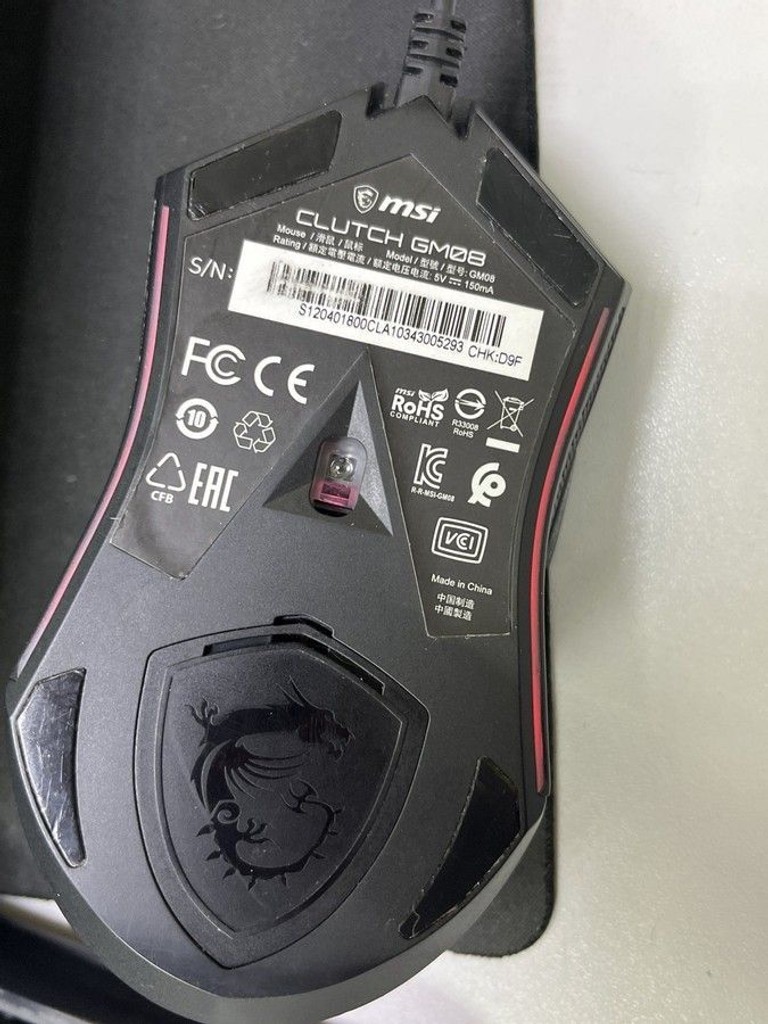 Оголошення Msi clutch gm08 gaming Б/У