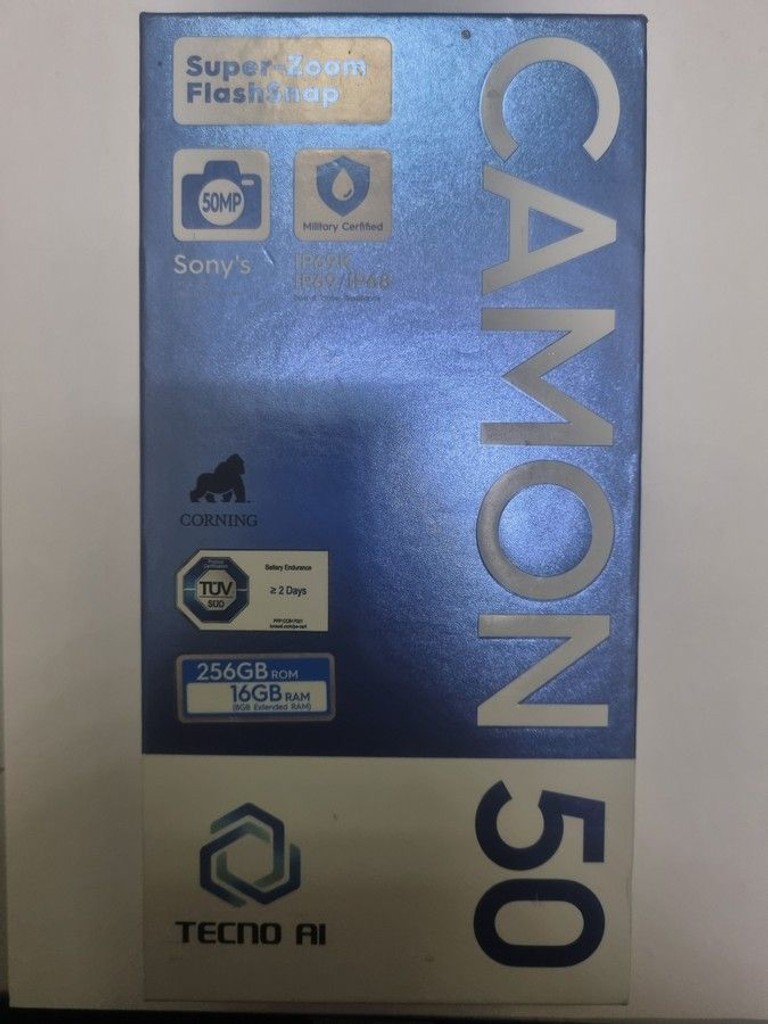 Tecno Camon 50 8/256GB Nebula Titanium (4894947116179) Код:01-201075562. Изображение 7