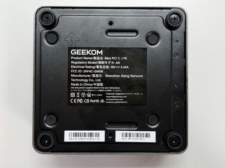 Geekom A5 PRO (GMA5R57530U-16512-EU) Код:01-201096324. Зображення 6