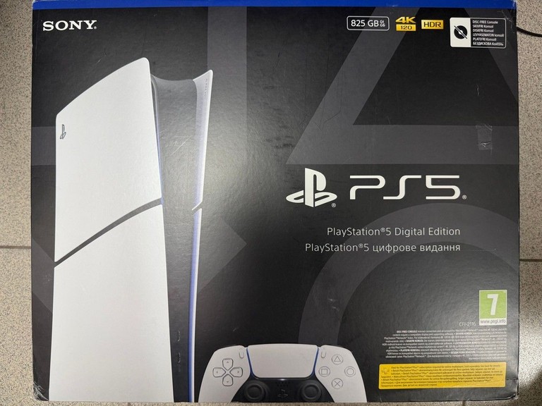 Купить Sony PlayStation 5 Slim Digital Edition 825GB White (1000040658) Б/У