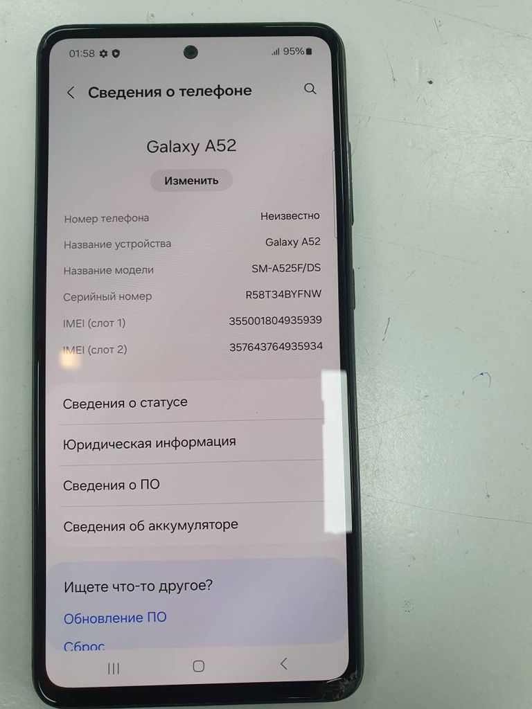 Samsung a525f galaxy a52 8/128gb