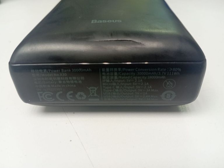 Оголошення Baseus x30 30000mah Б/У