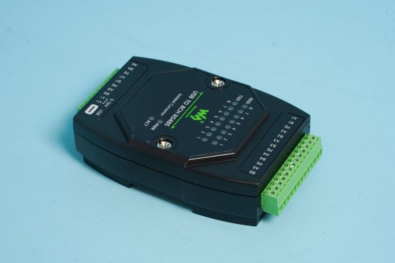 Купити Акція! Ізольований перетворювач промислового класу з USB на 8 каналів RS485, адаптер USB на RS485, кілька схем захисту, підтримк Б/У