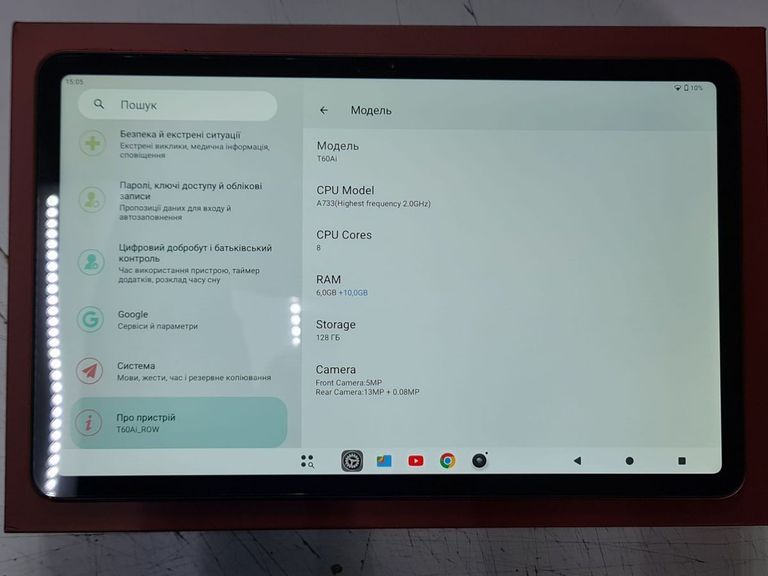 Дешиво Teclast t60ai 6/128gb lte cherry с ломбарда