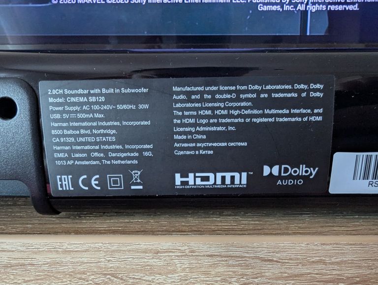 Jbl Cinema SB 120 Black (JBLSB120BLKEP) Код:null. Изображение 4