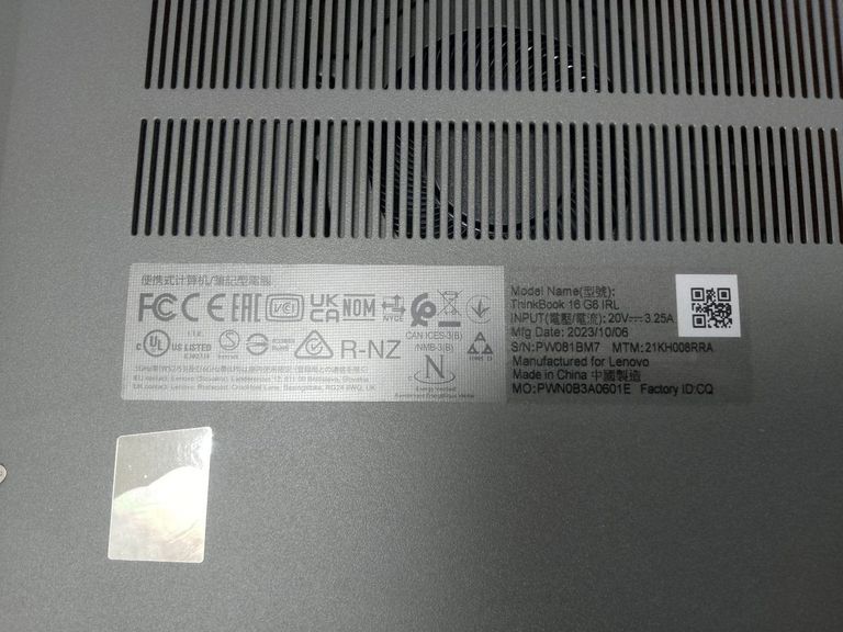 Lenovo 16/core i5-1335u ddr5/16gb ddr5/hdd *відсутній/ssd 1000 gb/*інтегрована Код:01-200637225. Зображення 6