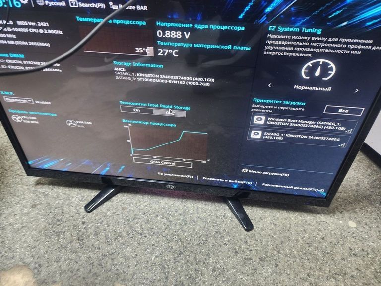 Дешиво Пк intel core i5-10400f/ram 16 gb/hdd 1000 gb/ssd 480 gb/nvidia gtx 1660 super (geforce) 6gb gddr6 192b с ломбарда