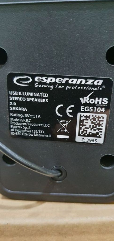 Дешиво Esperanza egs104 с ломбарда